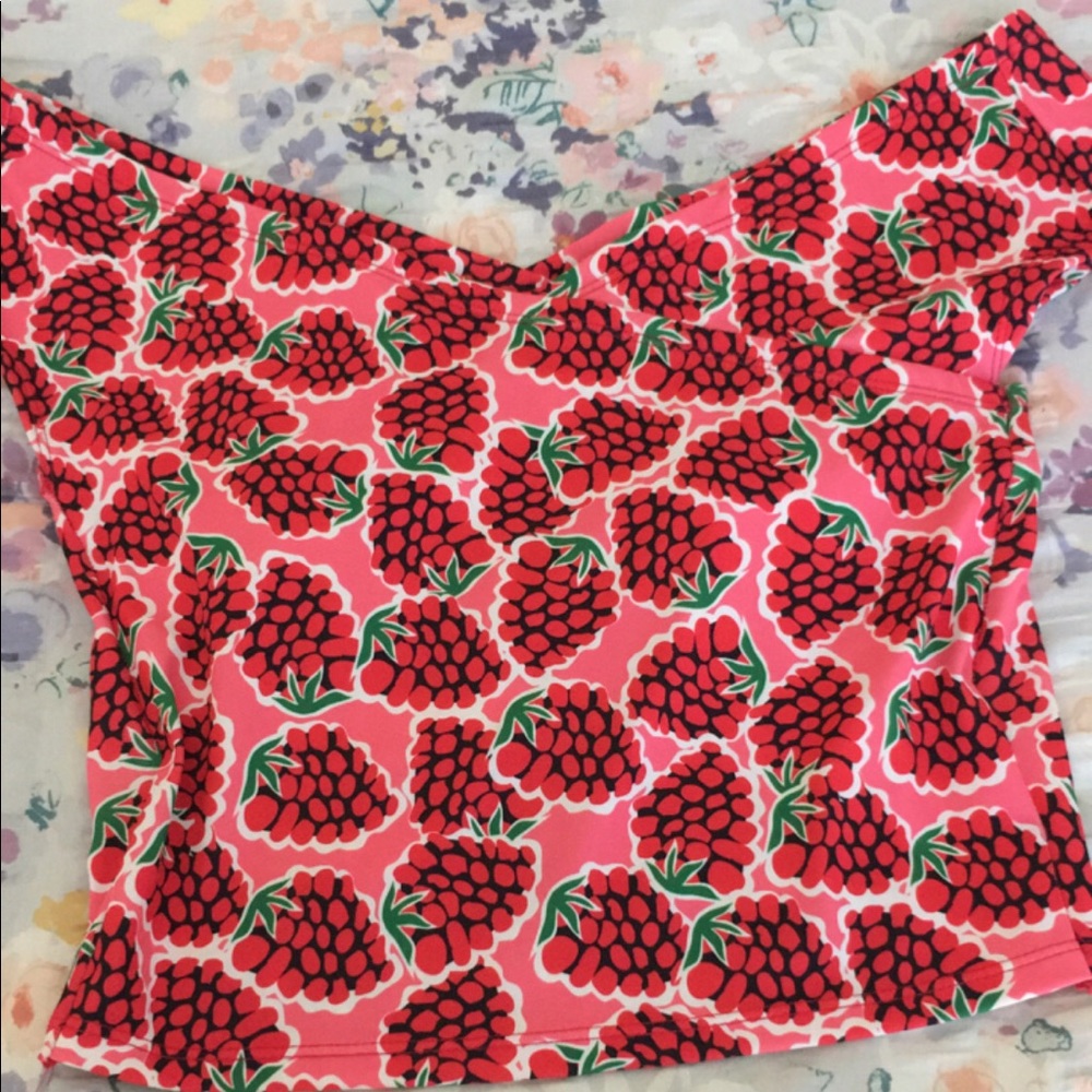 SOLD Kortni Jeane raspberry ots top